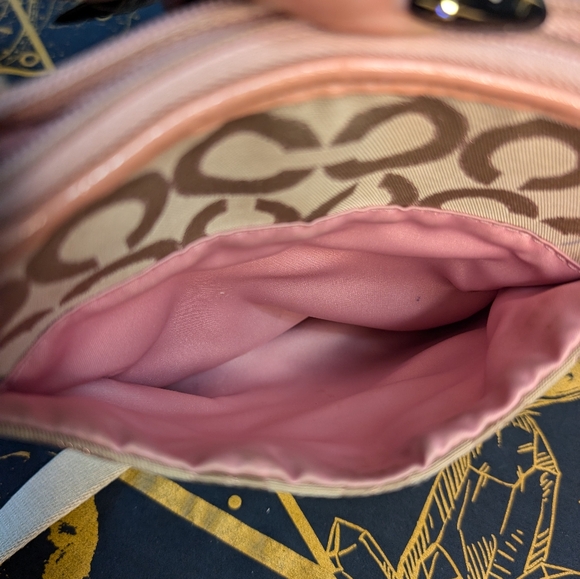 Coach Pink Julia Op Art Swingpack Crossbody - Picture 8 of 9